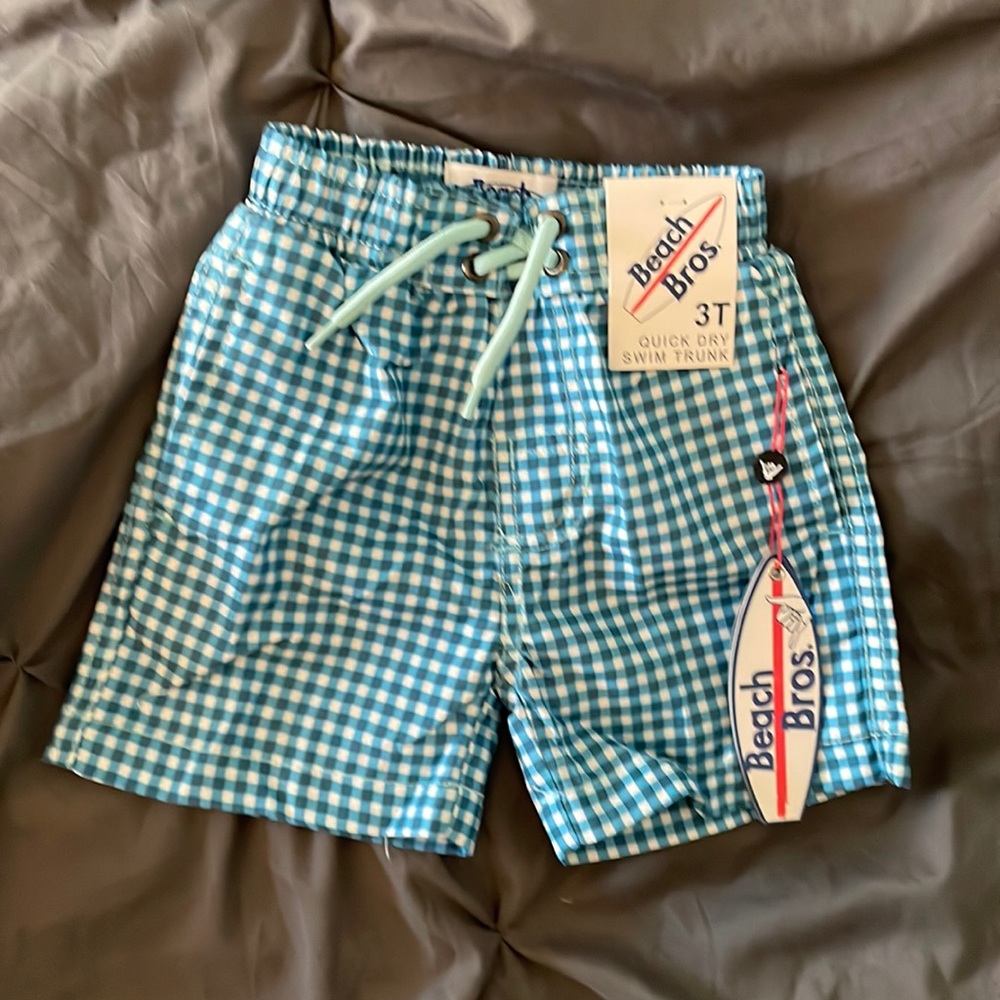 Beach BROS size 3T swim trunks